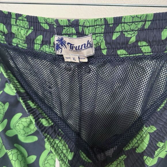 trunks surf and swim co Mens XL Sea Turtle Swim Trunks Preppy Coastal Resort - Picture 6 of 7